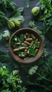 Ett svampdämpande protokoll kan innehålla olika örtbaserade svampdämpande preparat, biofilmsnedbrytare och stöttande ämnen som Aloe vera, DGL, colostrum, glutamin för tarmbarriären. 
